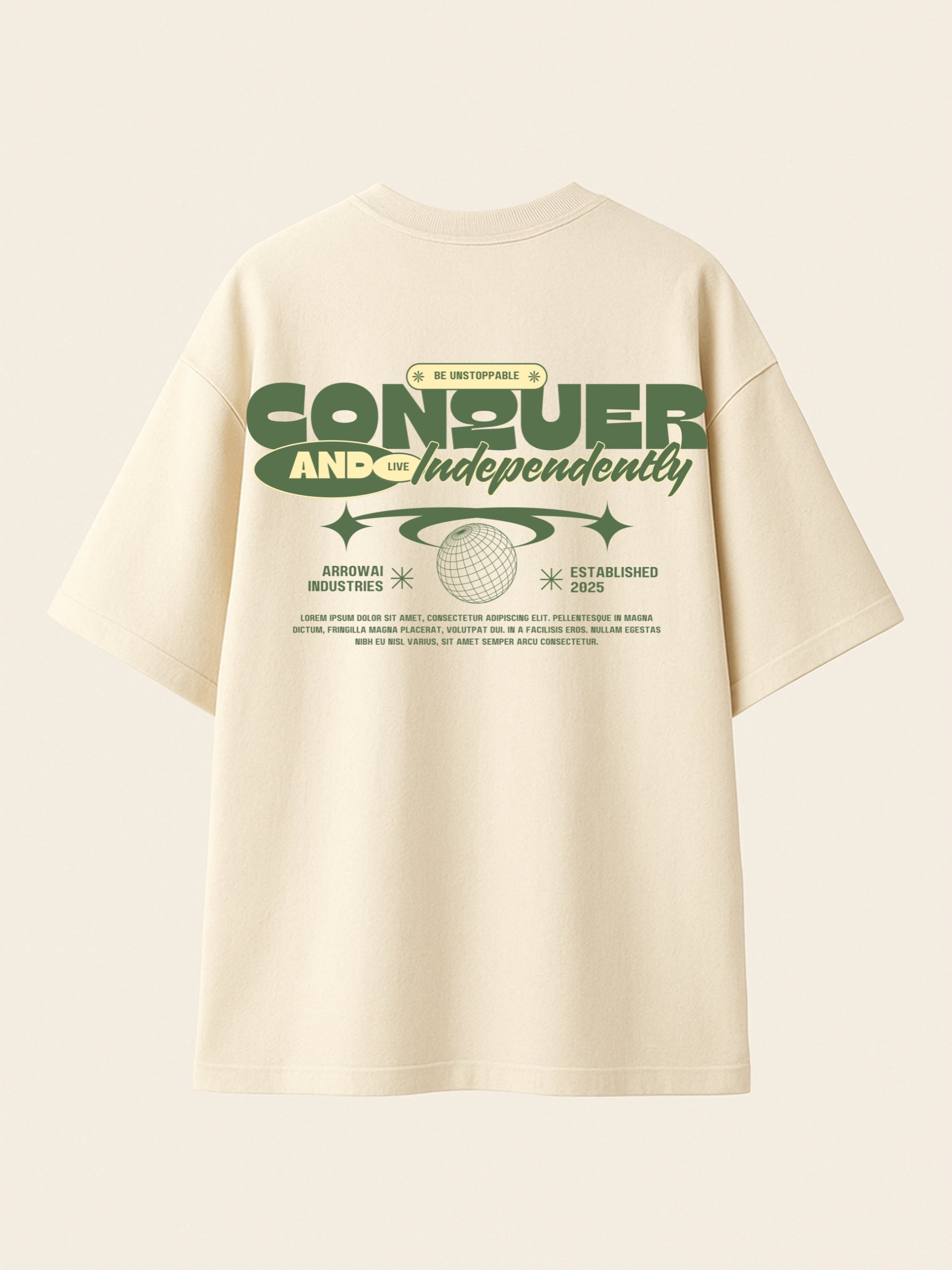 Conquer Oversized T-shirt [Premium]